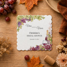 Chic Vino before Vows Bridal Shower Favor