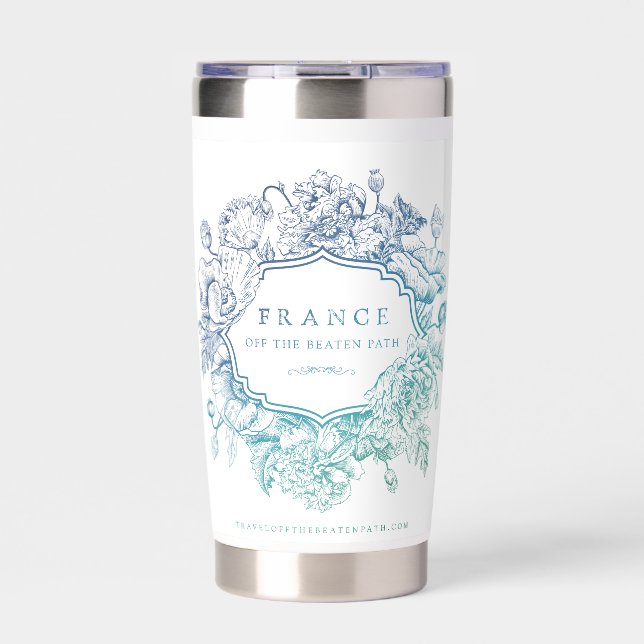 Chic water bottle insulated tumbler (Front)