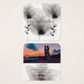 Chic Watercolor Floral Signature Typography (Front & Back)