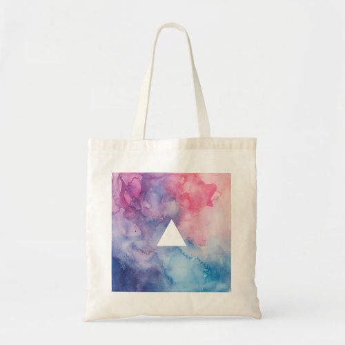 Chic Watercolor print Tote