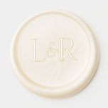 Chic Wedding Couple Initials Wax Seal Stamp Kit Wax Seal Sticker<br><div class="desc">Chic and elegant. These lovely minimalist wax seal stamp kit feature couple initials in a contemporary set of fonts including a script element.</div>