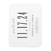 Chic Wedding Date Non-Photo Save The Date