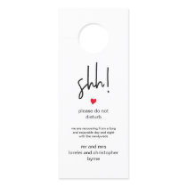 Chic Wedding Guest Shh And Welcome Message Door Hanger Chic Wedding Guest Shh And Welcome Message Door Hanger