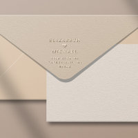 Chic Wedding Return Address