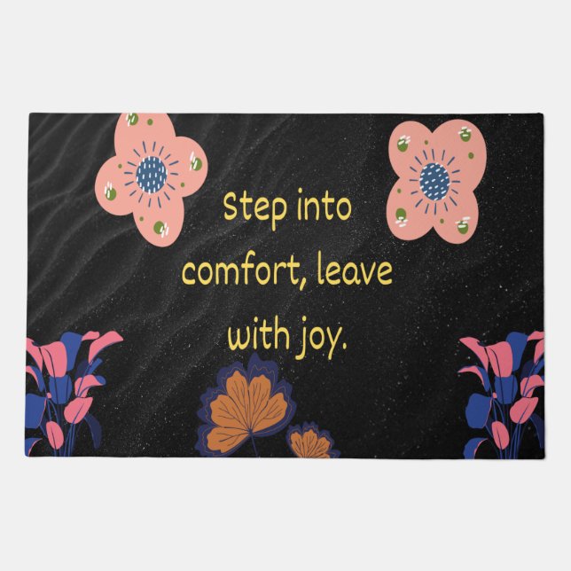Chic Welcome 🚪 Doormat - Stylish Entryway Decor (Front)