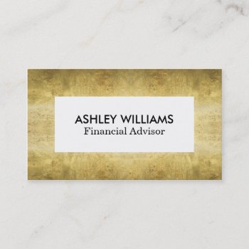 Chic White And Gold | Business Cards by PineAndBerry at Zazzle