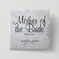 Chic White Hearts and Peonies Mother of the Bride