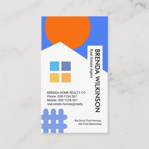 Chic White House Realty Business Card