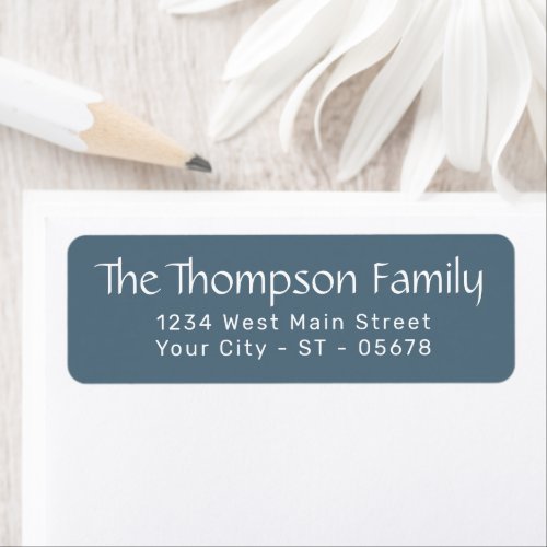 Chic White Simple Styled Typography Script Label