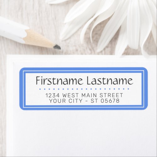 Chic White Simple Styled Typography Script Label