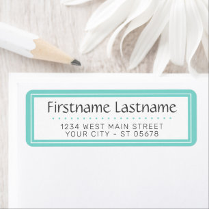 Chic White Simple Styled Typography Script Label