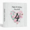 Chic White Wood & Floral Happy Birthday Scrapbook