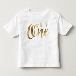 Chic Wild One First Birthday Toddler T-shirt