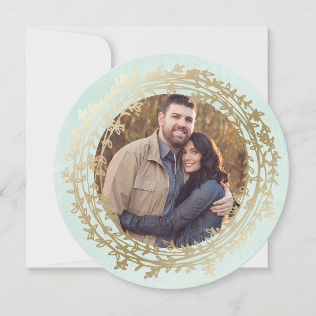 Chic Winter | Holiday Photo Card (Front)