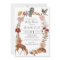 Chic Woodland Forest Animals Neutral Baby Shower 
