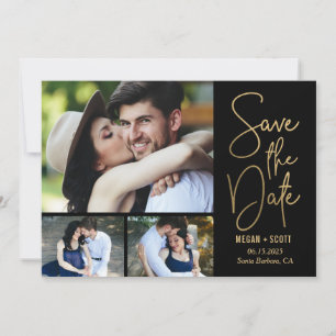 Chic Writing EDITABLE COLOR Save The Date Card