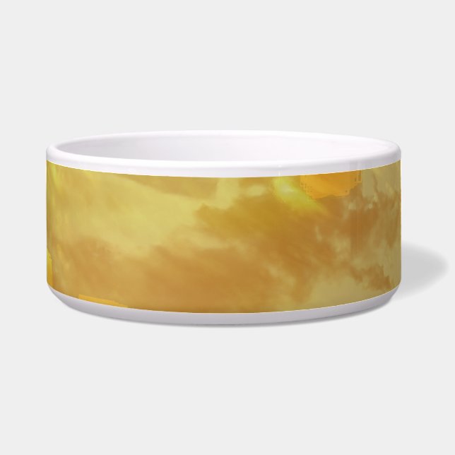 Chic Yellow Geometric Bowl (Front)