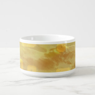 Chic Yellow Geometric Bowl