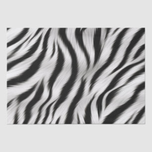 Chic Zebra Animal Print Bridal Shower Tissue Paper
