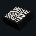 Chic Zebra Animal Print Wedding Gift Box<br><div class="desc">Chic Zebra Animal Print Bridal Shower</div>