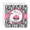 Chic Zebra Print & Cupcake Birthday