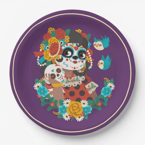 Chica de la Naturaleza DOD Party Paper Plates