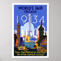 Chicago 1934 World Fair poster