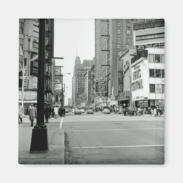 Chicago 1960's Randolph St Oriental Theater Photo Magnet (Front)