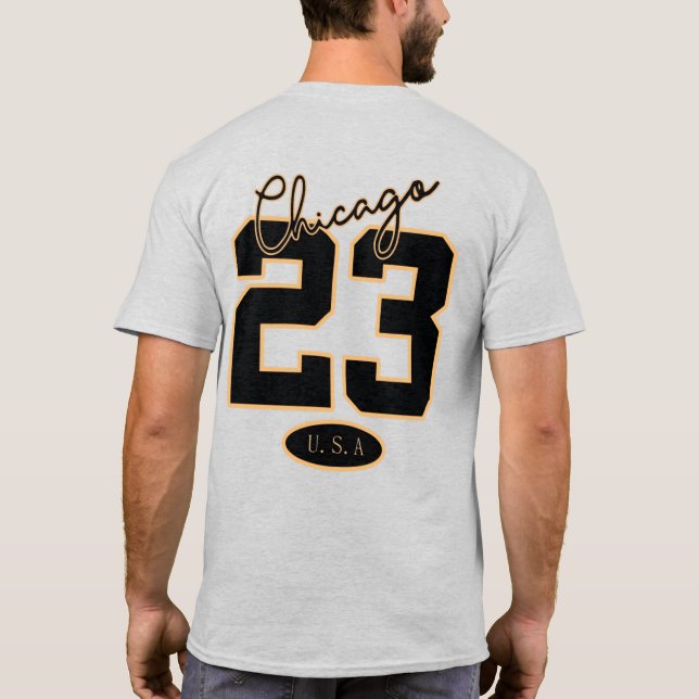 Chicago 23 USA Sports T-Shirt (Back)