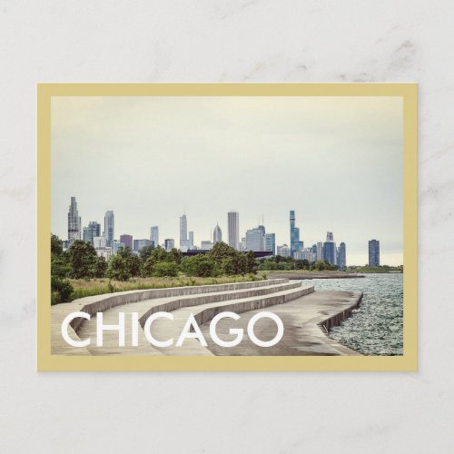 Chicago 31st Street Beach Vintage Travel Postcard