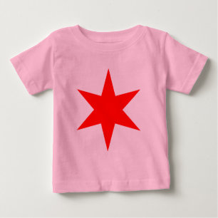 Chicago 6 pointed star baby T-Shirt