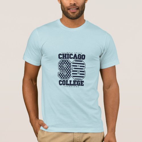 chicago 98 collegea  T_Shirt