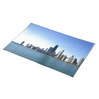 Chicago Across the Lake Cloth Placemat