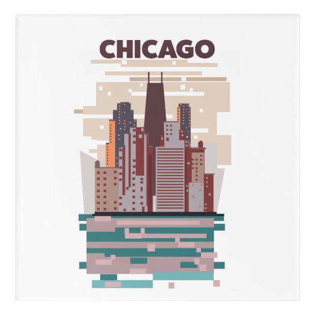 Chicago Acrylic Print (Front)