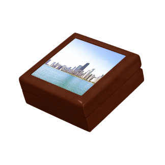 Chicago Airbrushed Painting Keepsake Box