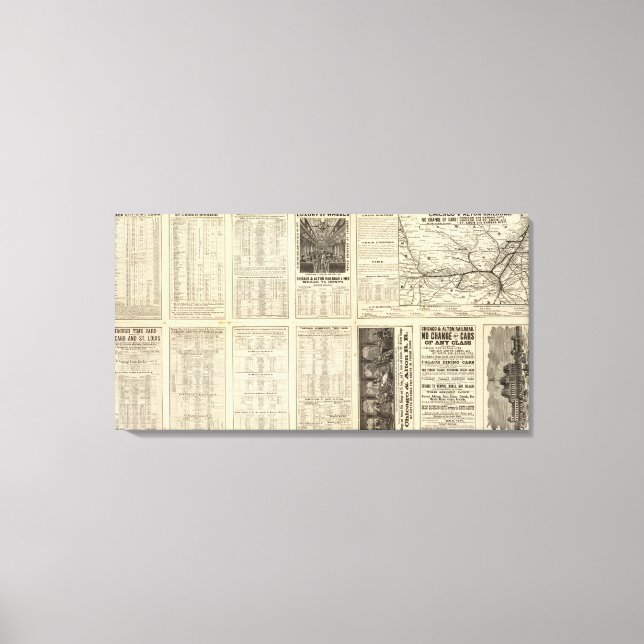 Chicago and Alton Railroad 2 Canvas Print (Front)