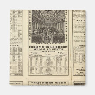Chicago and Alton Railroad 2 Magnet