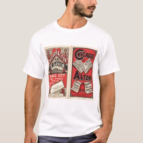 Chicago and Alton Railroad T_Shirt