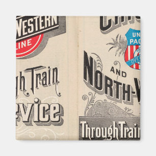 Chicago and North Western Line Magnet