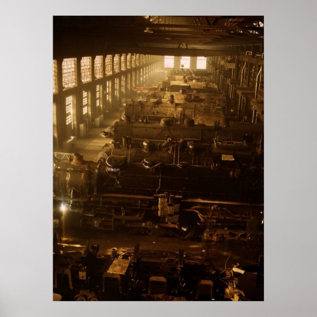 Chicago and Northwestern RR Shop Poster (Front)