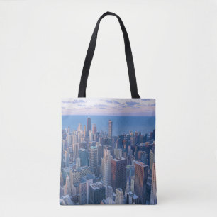 Chicago Architectural Buildings Artwork Tote Bag