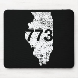 Chicago Area Code 773 Mouse Pad