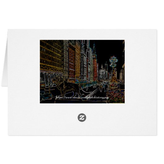 CHICAGO ART INSTITUTE LIONS MICHIGAN AVE NEON 1930 (Back Horizontal)
