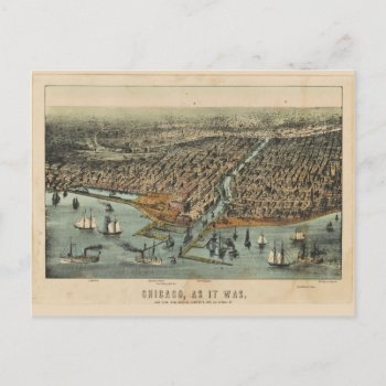Chicago  As It Was. Before The Great Chicago Fire Postcard by TheArts at Zazzle