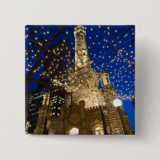Chicago at Christmastime Pinback Button