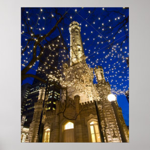 Chicago at Christmastime Poster