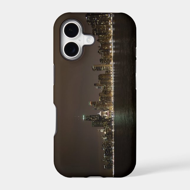 Chicago at Night Iphone Case (Back)