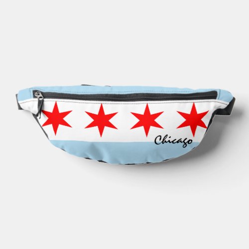 Chicago bag patriots Chicago flag Fanny Pack