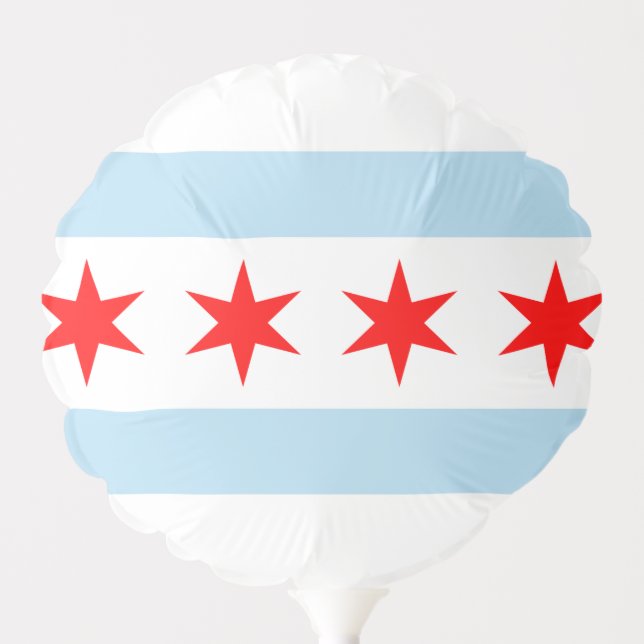 Chicago Balloon & Illinois Flag Party / USA (Front)