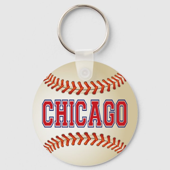 CHICAGO BASEBALL KEYCHAIN (Front)